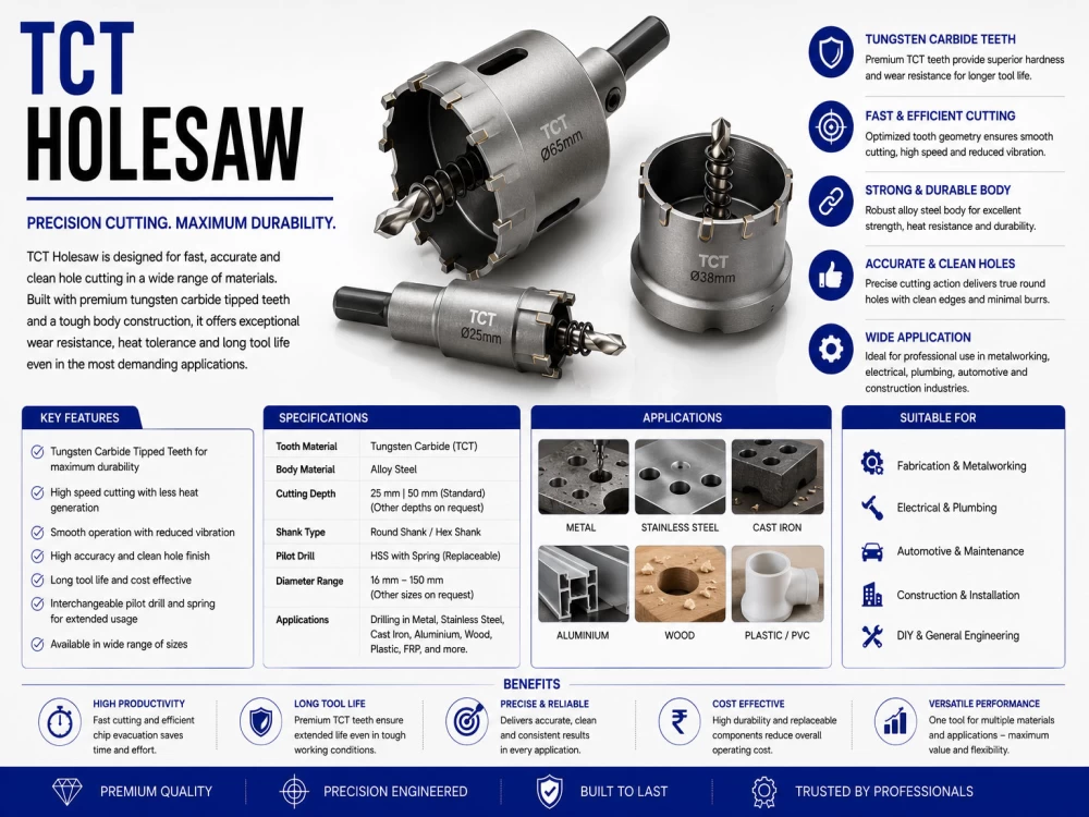 TCT HOLE SAWS
